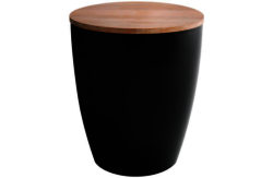 Habitat Buck Storage Stool - Black